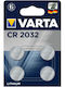 Varta Μπαταρίες Λιθίου Ρολογιών CR2032 4τμχ
