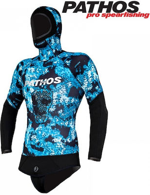 Pathos Ocean Jacket Internal Shaved with Chest Pad for Speargun Camouflage 3mm