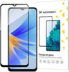 Wozinsky 9H Full Glue Full Face Tempered Glass Black (Oppo A17)