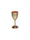 Gold plated wine glass 270ml Pantazelos