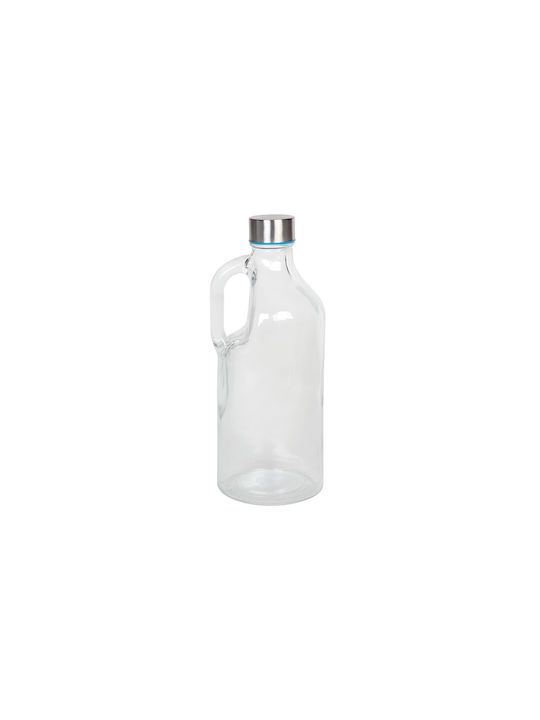 Keskor Bottiglia Grătare comerciale Sticlă con tappo a vite Transparent 1100ml