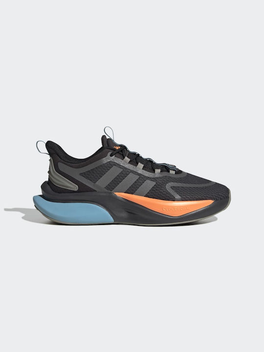 Adidas Alphabounce+ Ανδρικά Αθλητικά Παπούτσια Running Μαύρα