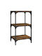 Shelving Unit Floor Smoky Oak 40x33x70.5cm