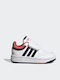 Hoops 3.0 CF Kids Sports Shoes with Hoop & Loop Closure White