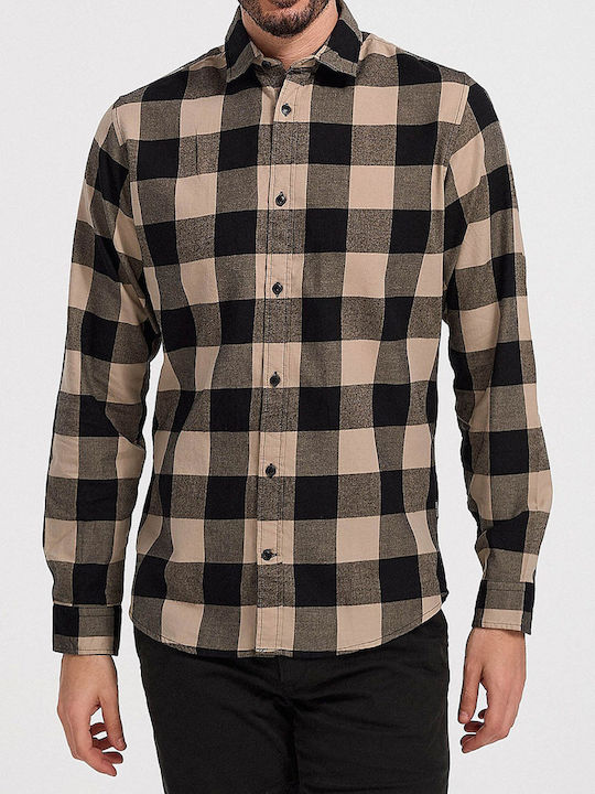 Jack & Jones Long-sleeved Cotton Shirt Checked ...