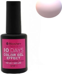 Bioshev Professional 10 Days Color Gel Effect Gloss Βερνίκι Νυχιών Μακράς Διαρκείας Ροζ 243 11ml
