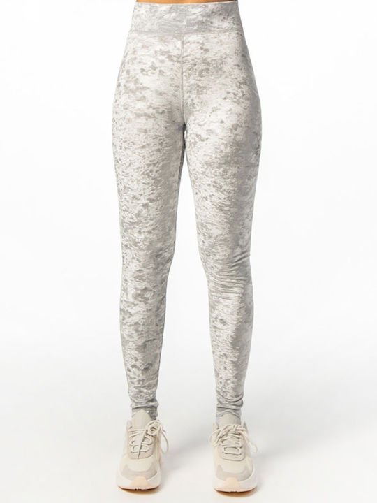 Women's Long Training Legging High Waisted Gray
