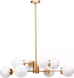 Kare Design Bolla Pendant Chandelier 8xE14 Gold