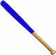 Home Heart Fledermaus Baseball Blau