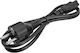 StarTech Schuko - IEC C5 Cable 3m Μαύρο S55157514