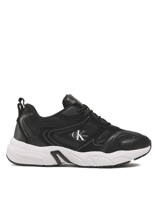 Calvin Klein Retro Tennis Su-Mesh Bărbați Sneakers Negre