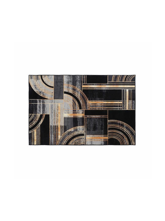 DKD Home Decor Rug Rectangular Black