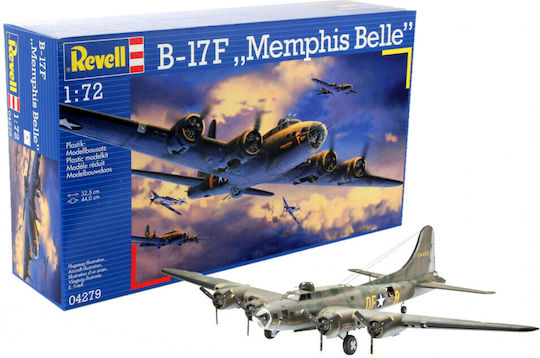 Revell B-17F Memphis Belle Modeling Figure Airplane Green in Scale 1:72