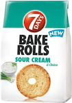 7days Crackers Bake Rolls με Sour Cream & Κρεμμύδι 80gr