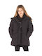 Kids' Casual Jacket Short with Hood Black