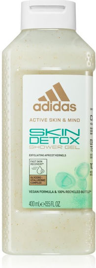 adidas Skin Detox Αφρόλουτρο σε Gel με Γλυκερίνη & Άρωμα Πούδρα 400ml