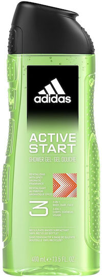 adidas Active Start Αφρόλουτρο σε Gel για Άνδρες με Βρώμη 3in1 400ml