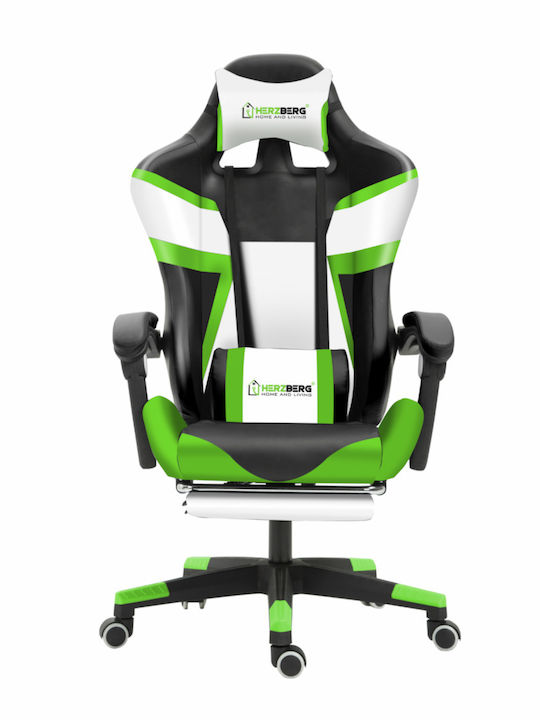 Herzberg HG-8082 Scaun Gaming Din piele ecologi...