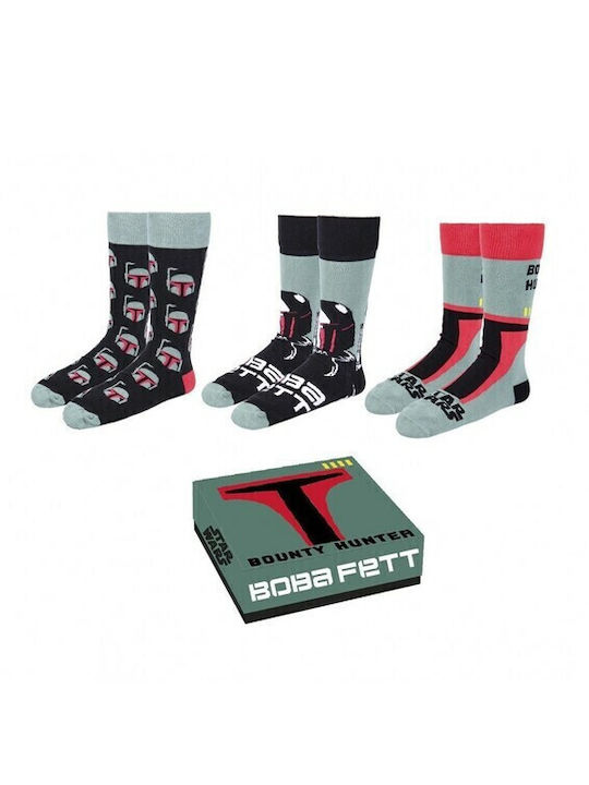 Cerda Star Wars Boba Fett Men's Socks with Patt...