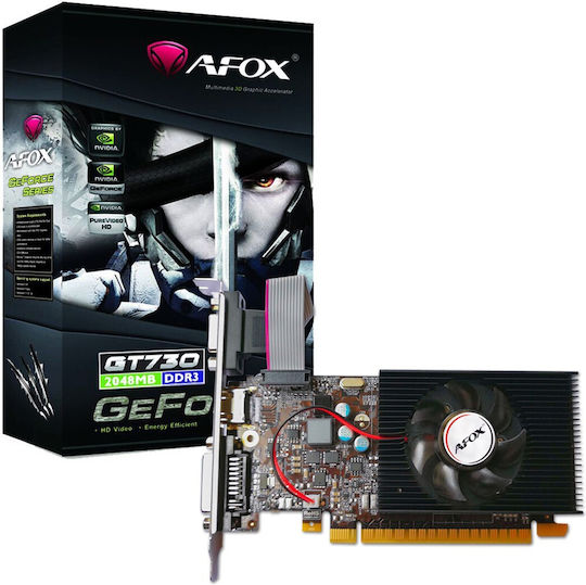 Afox GeForce GT 730 1GB GDDR3 LP Graphics Card