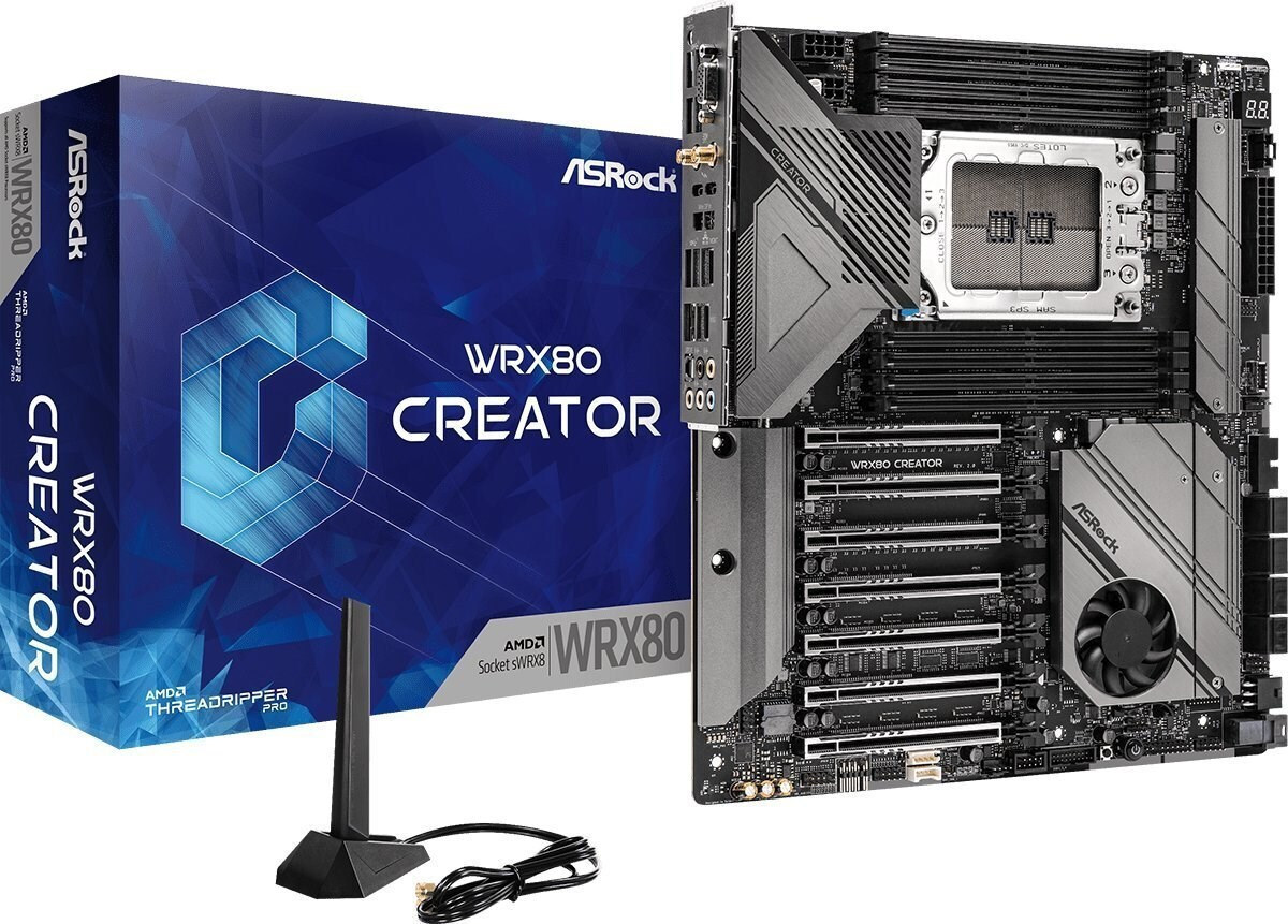 ASRock WRX80 Creator R2.0 Wi-Fi Motherboard Extended ATX με AMD SP3 Socket