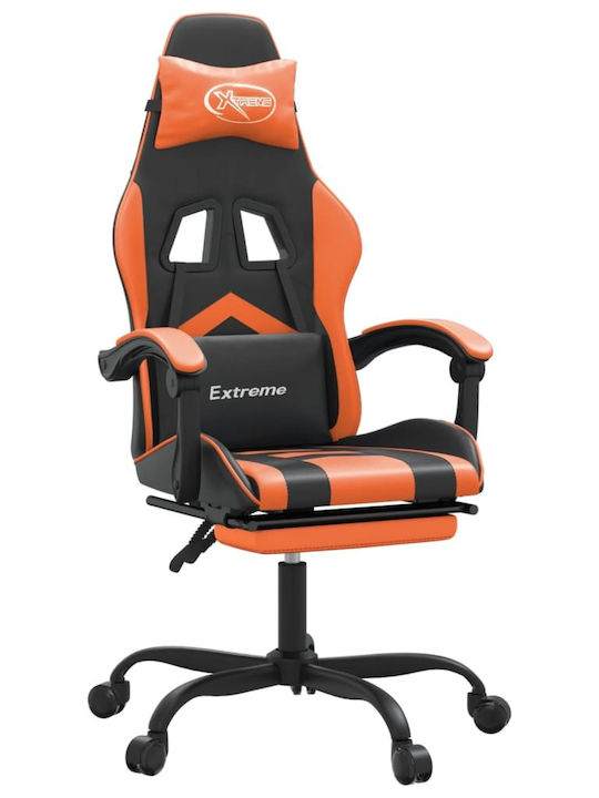 vidaXL 349609 Künstliches Leder Orangen Gaming Stuhl