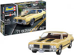 Revell '71 Oldsmobile 442 Coupé Modeling Figure Car 124 Pieces in Scale 1:24