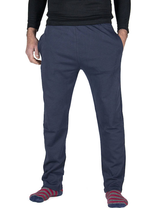 A.A UNDERWEAR Men's Winter Pajama Pants Blue