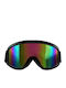 Ski & Snowboard Goggles Kids Black with Lens in Multicolour Color