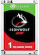 Seagate Ironwolf 1TB HDD Hard Drive 3.5" SATA III 5900rpm with 256MB Cache for NAS ST1000VN008