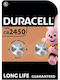 Duracell Electronics Μπαταρίες Λιθίου Ρολογιών CR2450 3V 2τμχ
