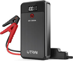 Utrai Jstar Air Преносим Автомобилно стартерно устройство 12V с Φακό / Захранваща банка / USB