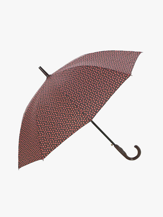 Bartuggi Regenschirm mit Gehstock Rot