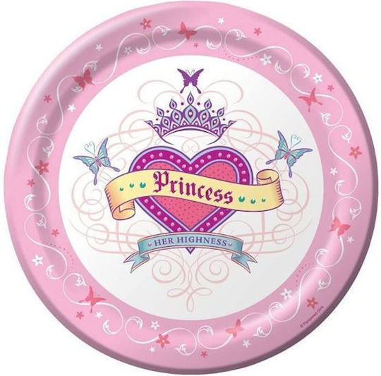 Creative Converting Princess Her Highness Party Plate 8 Pieces