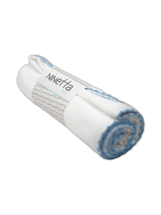 Ninetta Bebe Pânză Tricou Swaddle Blanket Albas...