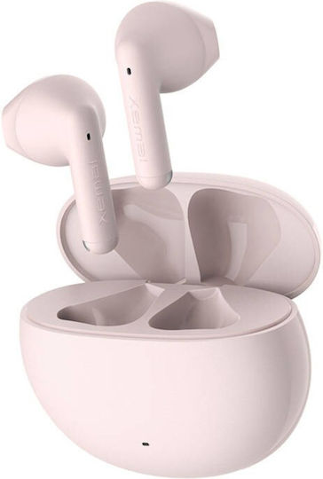 Edifier TWS X2 Earbud Bluetooth Handsfree Ακουστικά με Αντοχή στον Ιδρώτα και Θήκη Φόρτισης Ροζ