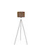 Next Floor Lamp H165xW30cm. with Socket for Bulb E27 Black