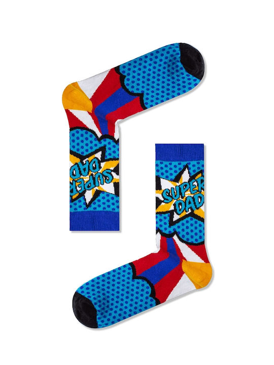 Vtex Socken hohe Socken mit Super Dad Blue