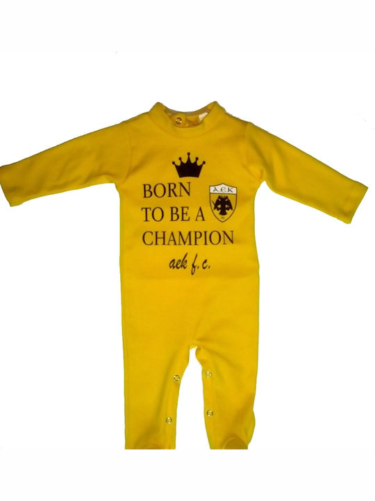 AEK Babystrampler Langärmliges Gelb