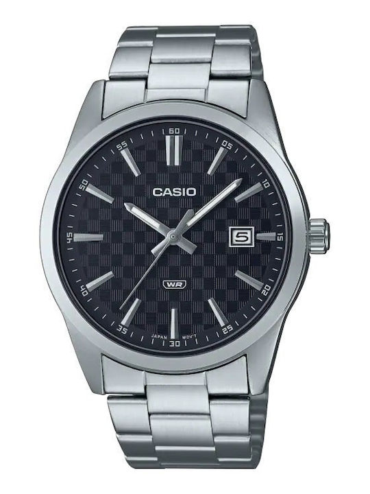 Casio Enticer Herrenuhr 41.5mm Batterie mit Sil...