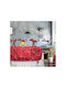 Das Home Christmas Weihnachtlich Tischtuch Läufer Stoff Rot L140xB50cm.