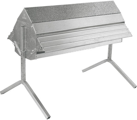 Copele Metall Futtermittel für Schafe mit Kapazität 55kg 108x80x80cm.