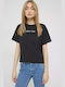 Tommy Hilfiger Femeie Tricou Negru