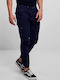Trousers Cargo Elastic in Slim Fit Navy Blue