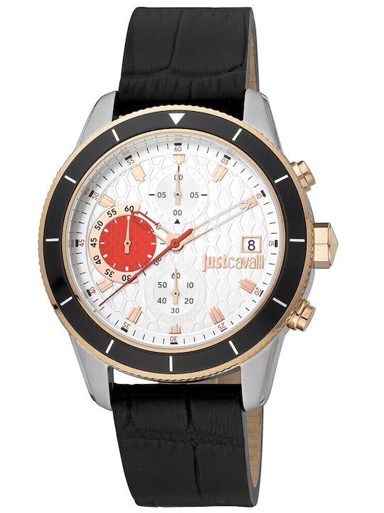 Just Cavalli Мъжки часовник 42mm на батерия с ч...
