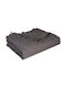 Atmosphera Foulard Sofa Throws 2 Seater 230x250cm Gray