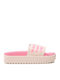 Adilette Slides με Πλατφόρμα σε Ροζ Χρώμα