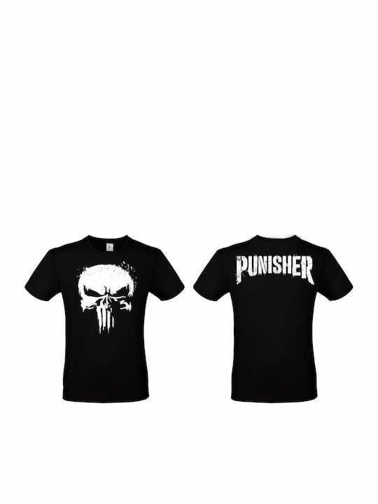 Pegasus T-shirt The Punisher σε Μαύρο χρώμα