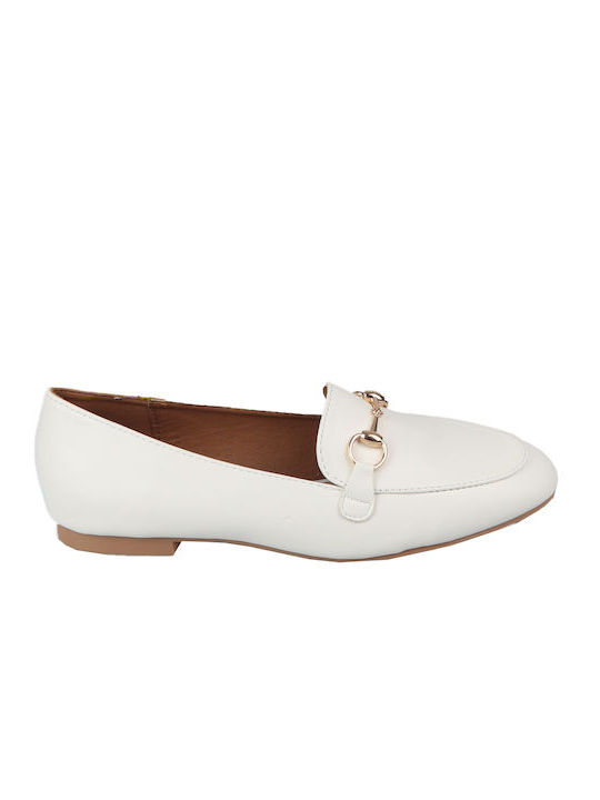Envie Shoes Damen Mokassins in Weiß Farbe