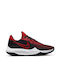 Nike Precision 6 Χαμηλά Μπασκετικά Παπούτσια Black / University Red / Gym Red